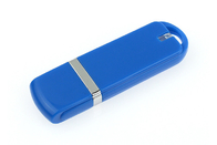 Blaue Farbe des Plastik 3,0 8G USB mit kundengebundenem Logo und Paket