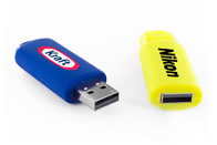 Plastikfrühling USB der Fabrikversorgungsshowlebenmarke 4GB 2,0 rote Farbmit kundengebundenem Logo und Paket