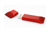 Rote Farbe Plastik-USB der Fabrikversorgungssüßigkeitsform 2GB 2,0 mit kundengebundener Logo- und Paketshowlebenmarke