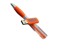 Fabrikversorgung fertigte Stift USB des Plastik16g 2,0 mit Drucklogo für Kopiendaten bezüglich des Computers besonders an