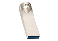 kann silbriger USB-Stick des Metall256g 3,0 mit kundengebundenem Logo formen