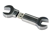 Asphaltieren Sie Schlüssel-Form-hohe Kapazität Usb, silbernen USB-Stick 64g 2,0 Covenient-Gebrauch