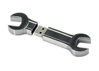 Asphaltieren Sie Schlüssel-Form-hohe Kapazität Usb, silbernen USB-Stick 64g 2,0 Covenient-Gebrauch