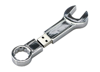 Gravieren Sie Logo-Metallusb-Blitz-Antriebs-Schlüssel-Form 1g - 256g kundengebundene Kapazität