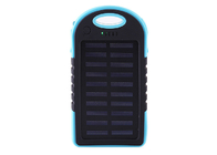 Blaues wasserdichtes Solarladegerät für Android-Telefon 4000mAh mit 5pcs führte Licht