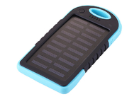 Blaues wasserdichtes Solarladegerät für Android-Telefon 4000mAh mit 5pcs führte Licht